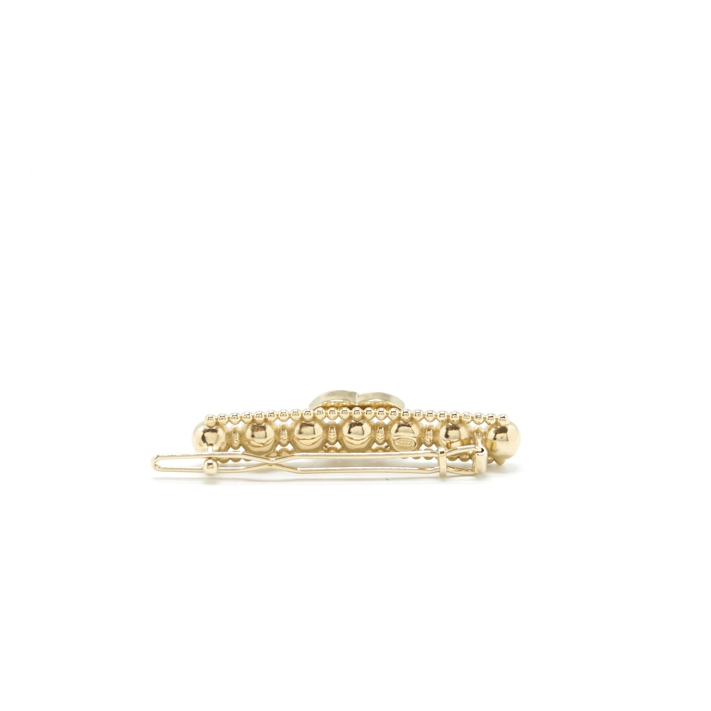 Chanel 22c hair clip light tone Gold Handbag
