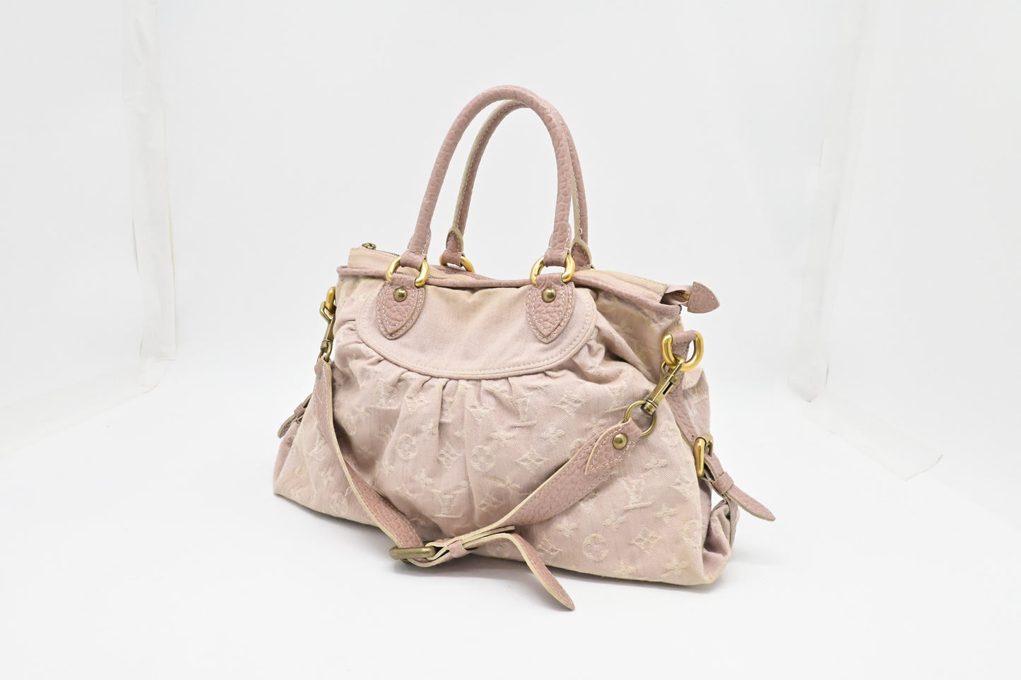 Louis Vuitton Neo Cabby Light Denim Monogram Pink Handbag