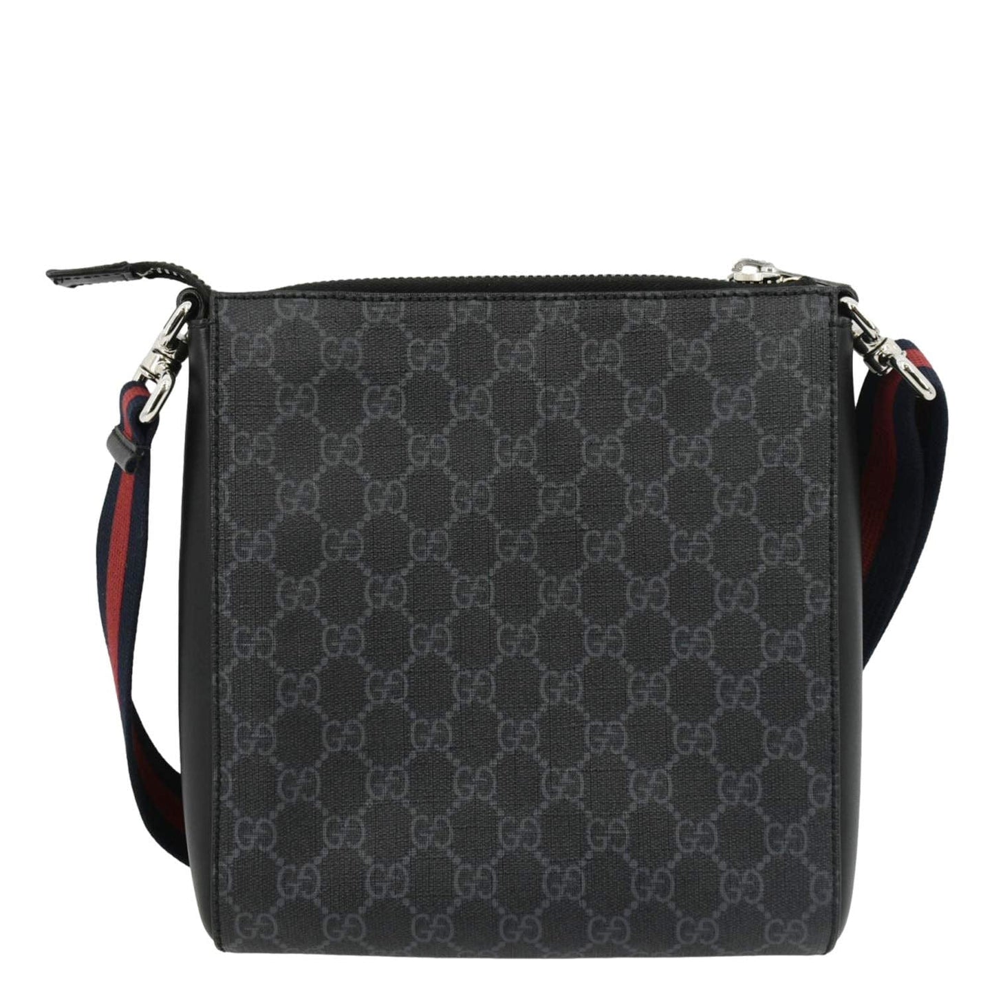 Gucci Supreme Messenger Bag Canvas Black Crossbody Bag
