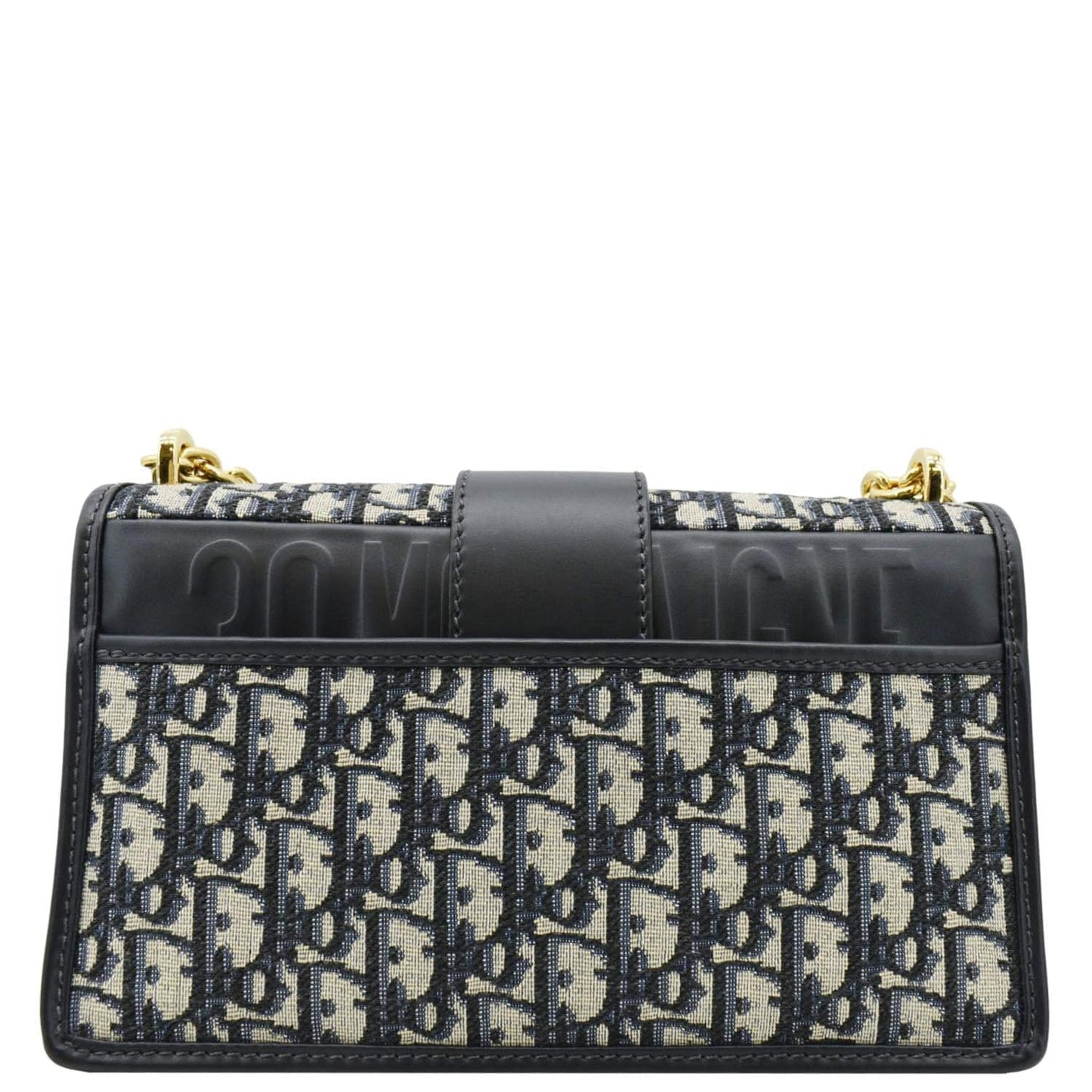 Dior Montaigne Oblique Jacquard Crossbody Clutch Bag Blue