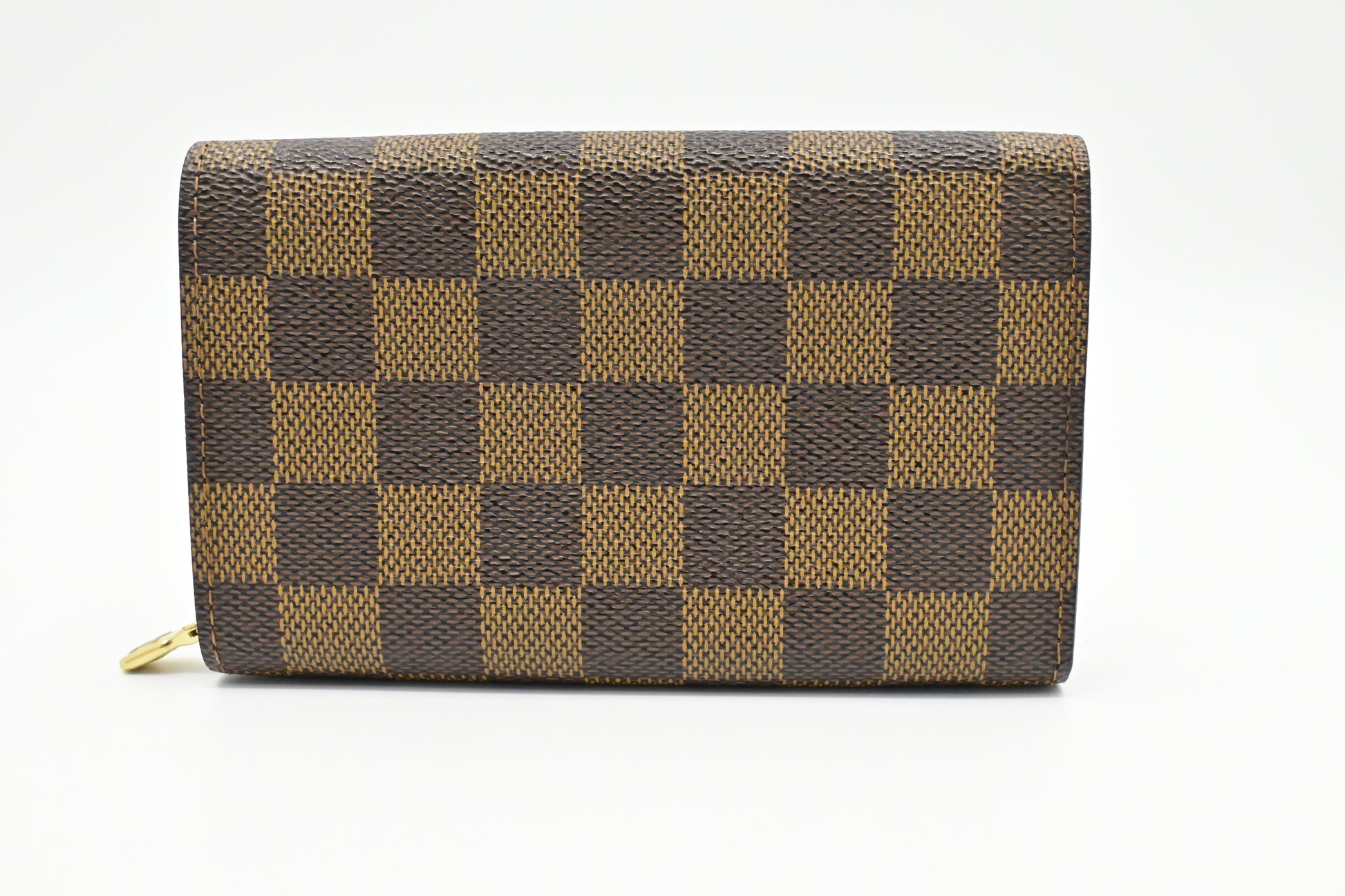 Louis Vuitton Trésor Ebene Canvas Damier Wallet Case