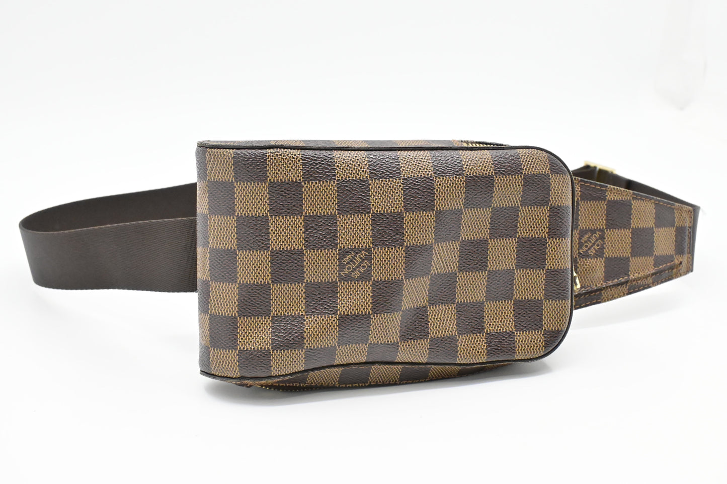 Louis Vuitton Geronimo Ebene Damier Canvas Handbag Canvas 3