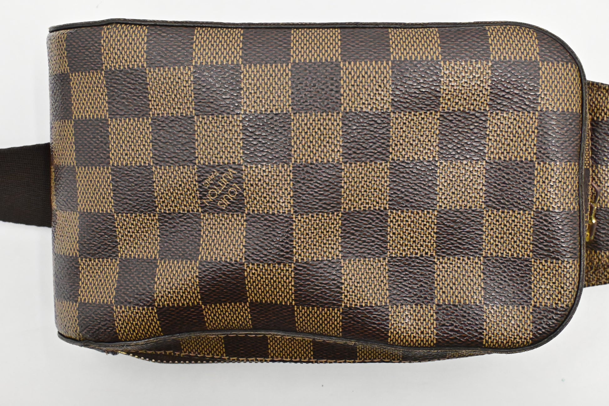 Louis Vuitton Geronimo Ebene Damier Canvas Handbag Canvas 3