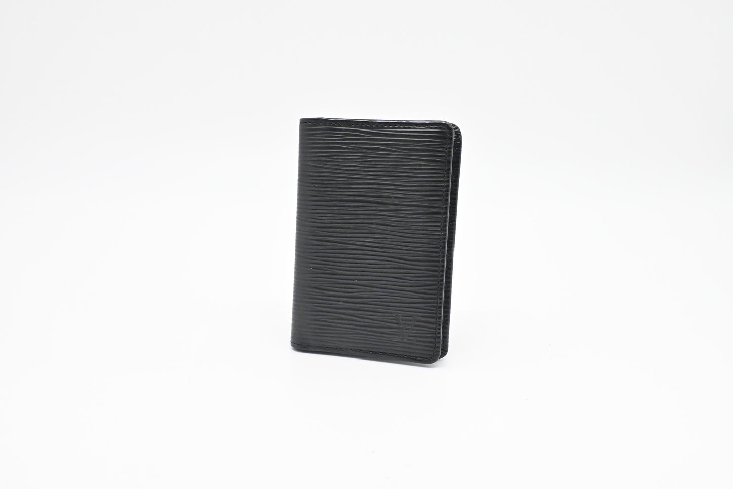 Louis Vuitton Card Epi Leather Black Wallet Case