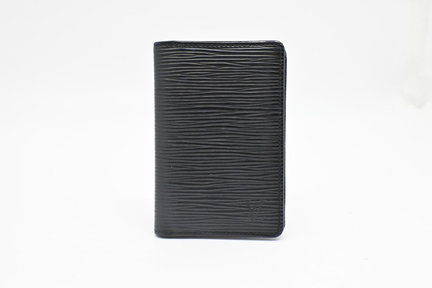 Louis Vuitton Card Epi Leather Black Wallet Case