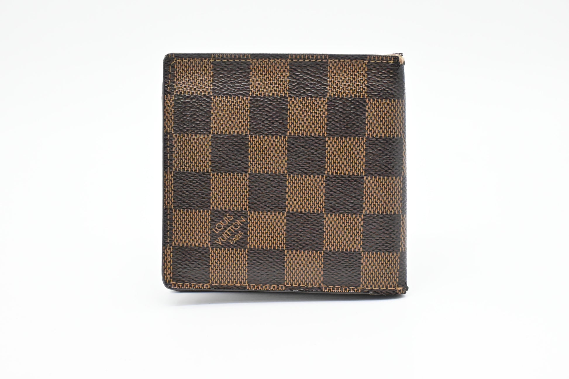 Louis Vuitton Marco Ebene Damier Canvas Wallet Case