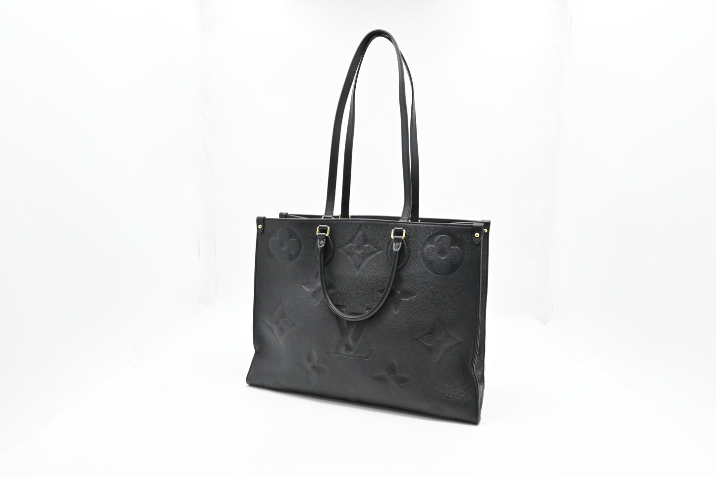 Louis Vuitton OnTheGo GM Empreinte Leather Black Handbag