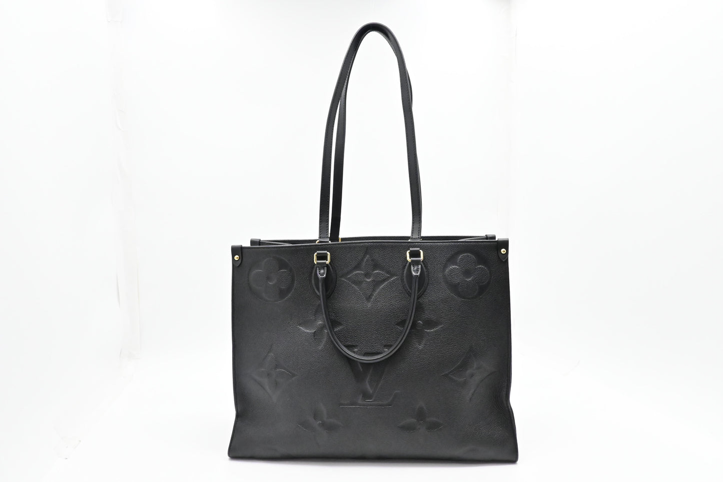 Louis Vuitton OnTheGo GM Empreinte Leather Black Handbag