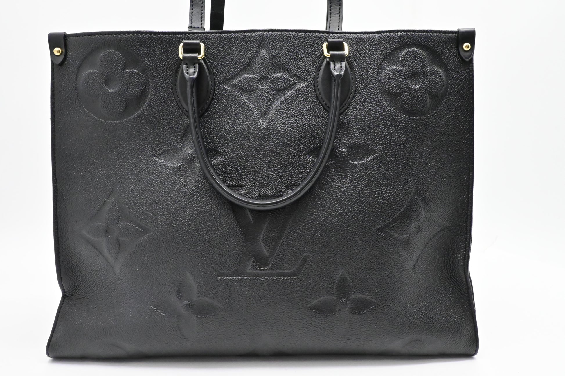Louis Vuitton OnTheGo GM Empreinte Leather Black Handbag