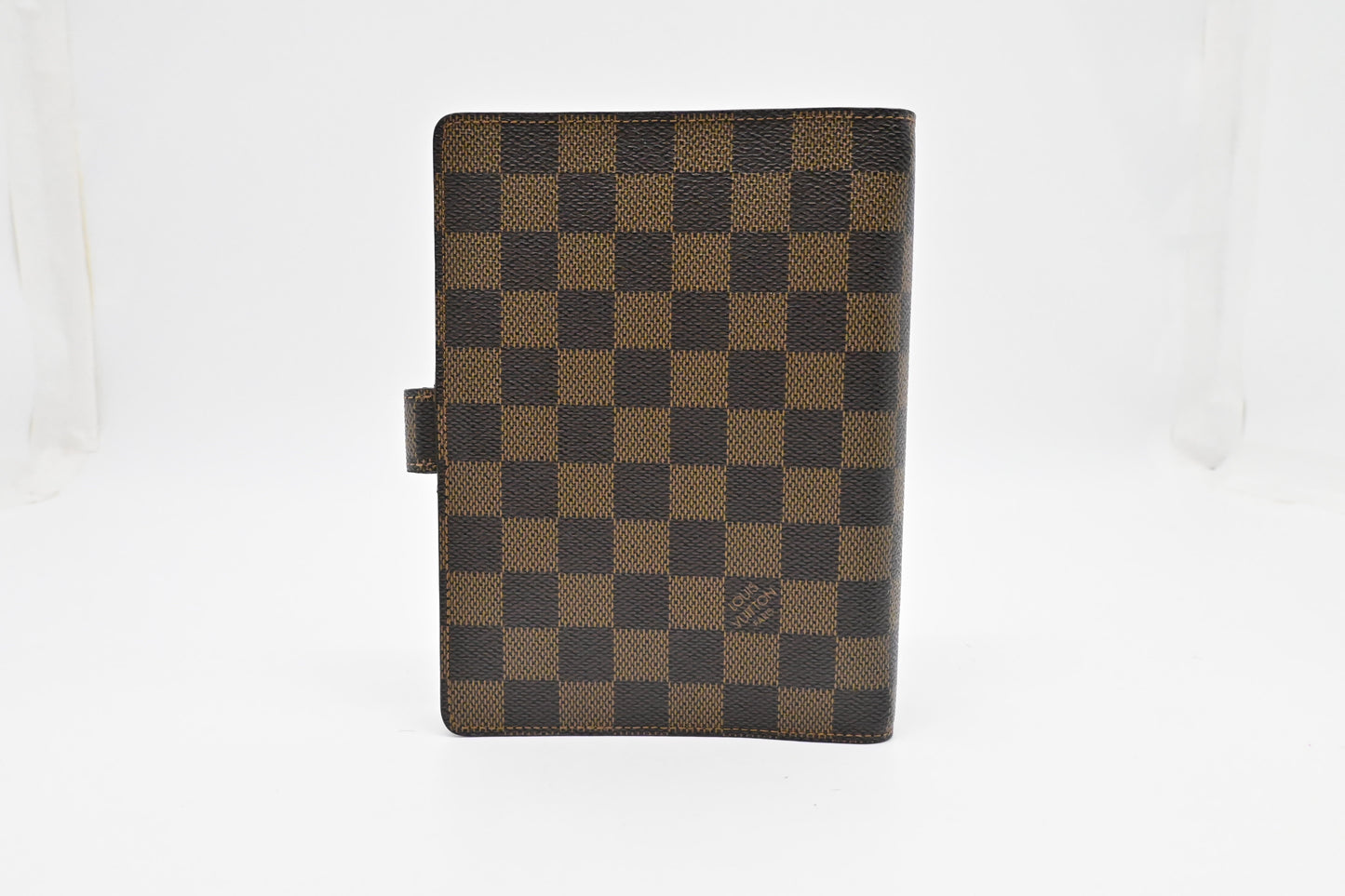 Louis Vuitton Agenda MM Ebene Damier Canvas Handbag