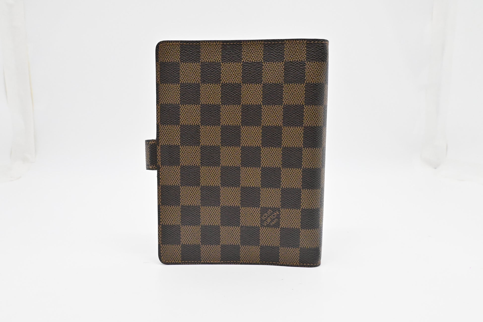 Louis Vuitton Agenda MM Ebene Damier Canvas Handbag