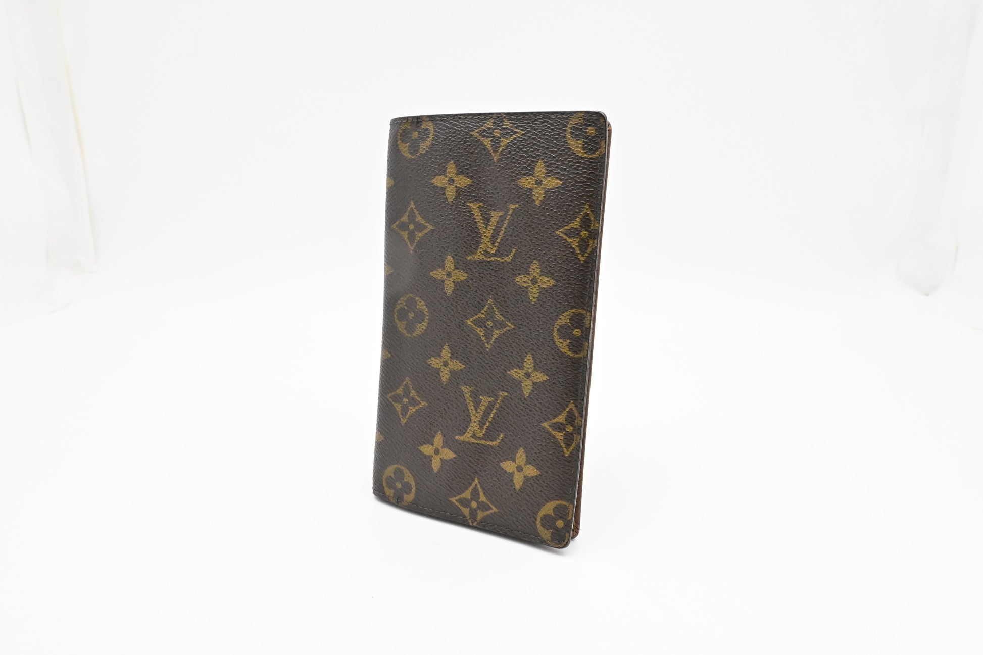 Louis Vuitton Brazza Monogram Canvas Wallet Case Canvas 1