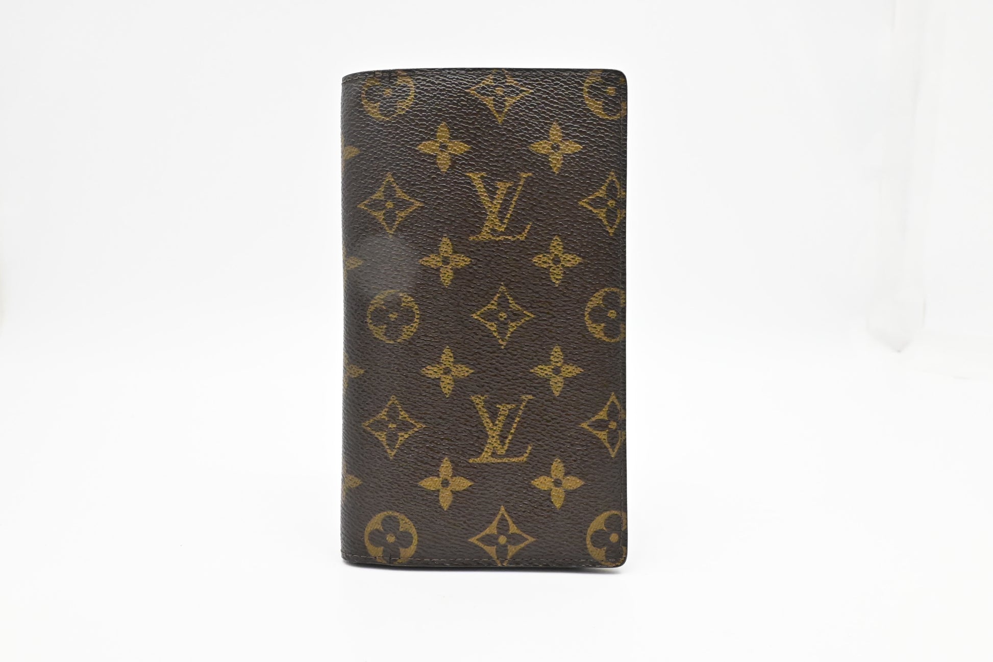 Louis Vuitton Brazza Monogram Canvas Wallet Case Canvas 1