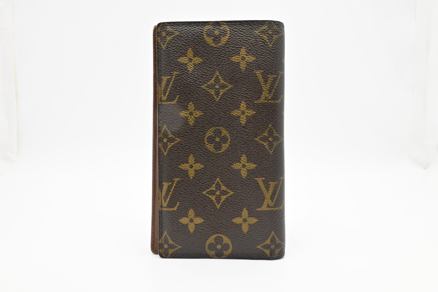 Louis Vuitton Brazza Monogram Canvas Wallet Case Canvas 1