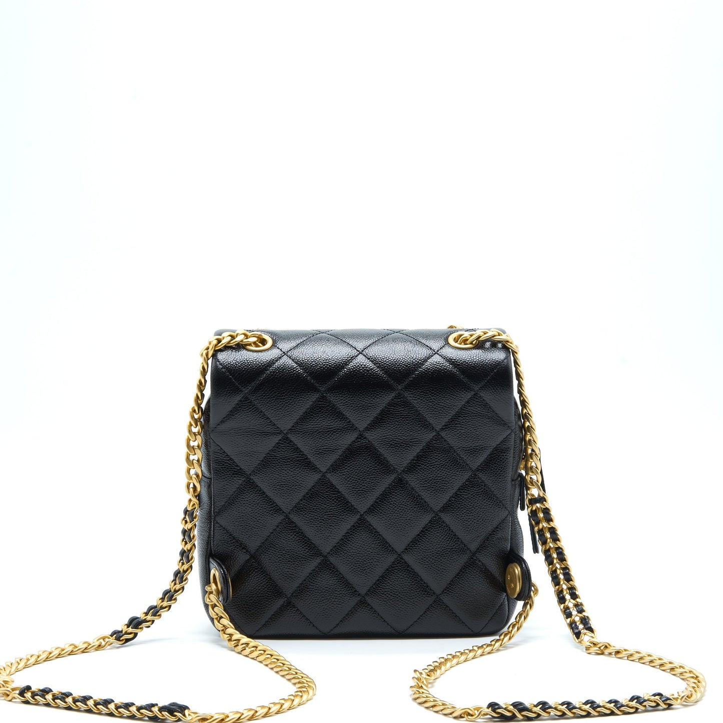 Chanel 22P Flap Backpack Caviar GHW Black