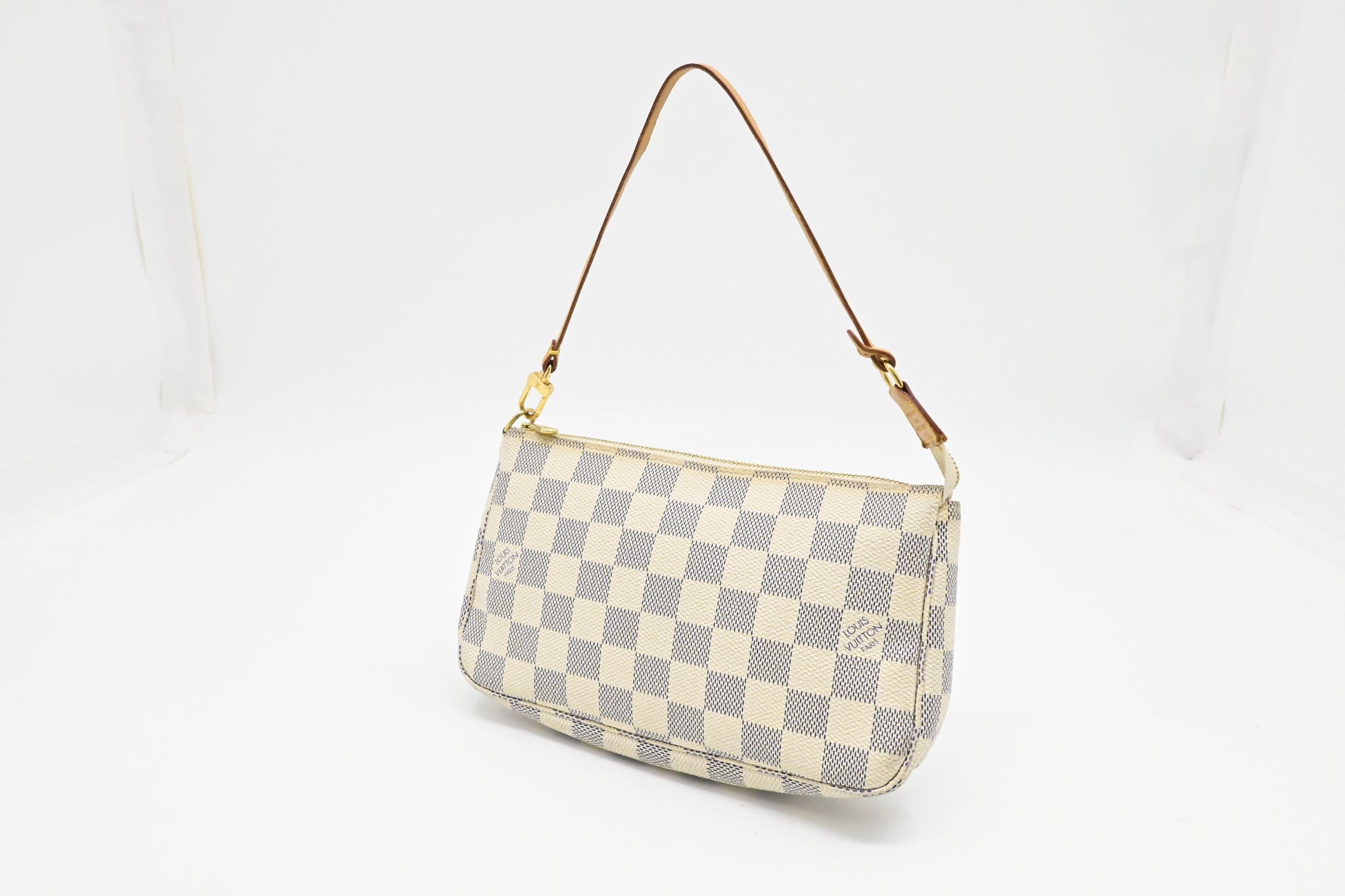 Louis Vuitton Pochette Accessoire Azur Damier Clutch Bag