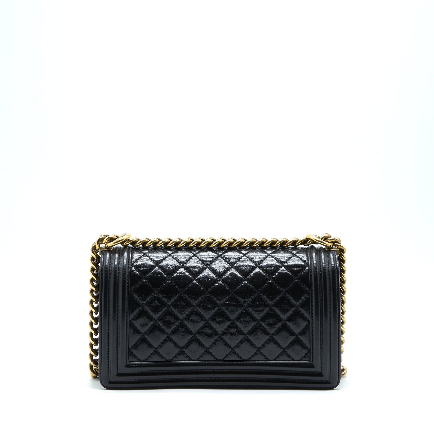 Chanel Boy Calfskin GHW Black Handbag