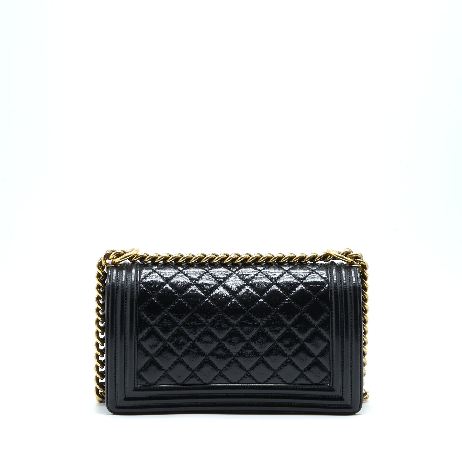 Chanel Boy Calfskin GHW Black Handbag