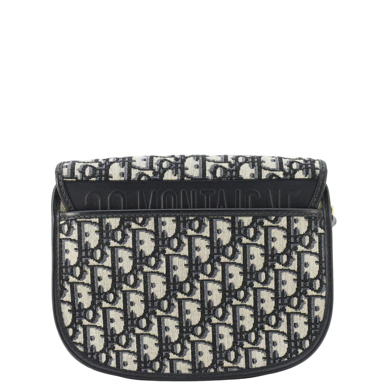 Dior Bobby Oblique Jacquard Crossbody Bag Canvas Blue Navy