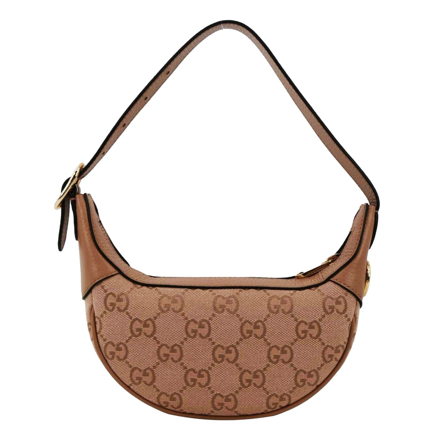 Gucci Ophidia Jumbo Supreme Hobo Bag Canvas Pink Shoulder Bag