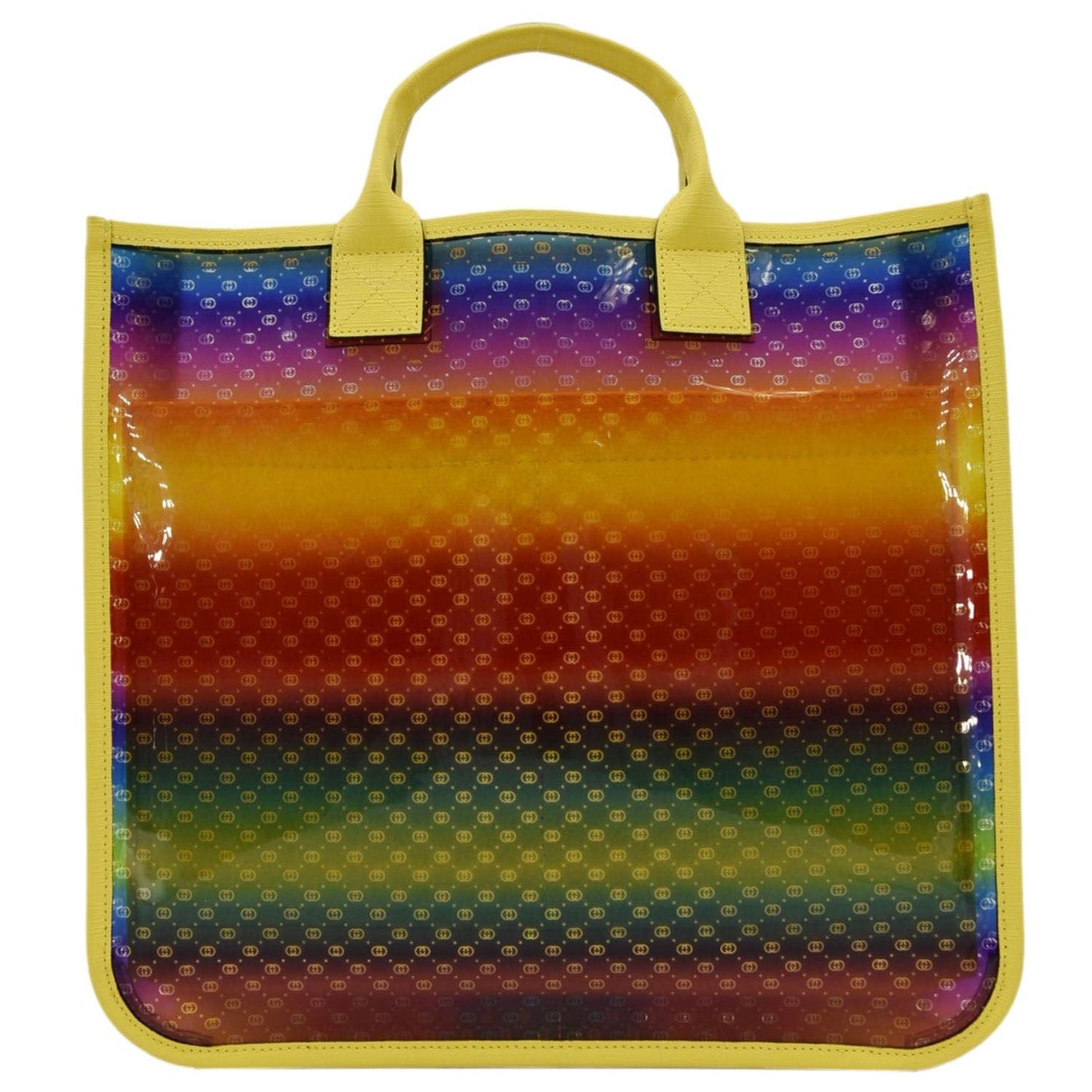Gucci Kids Rainbow Vinyl Tote Bag Multicolor