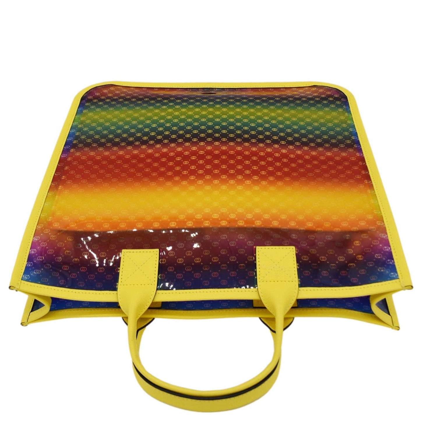 Gucci Kids Rainbow Vinyl Tote Bag Multicolor