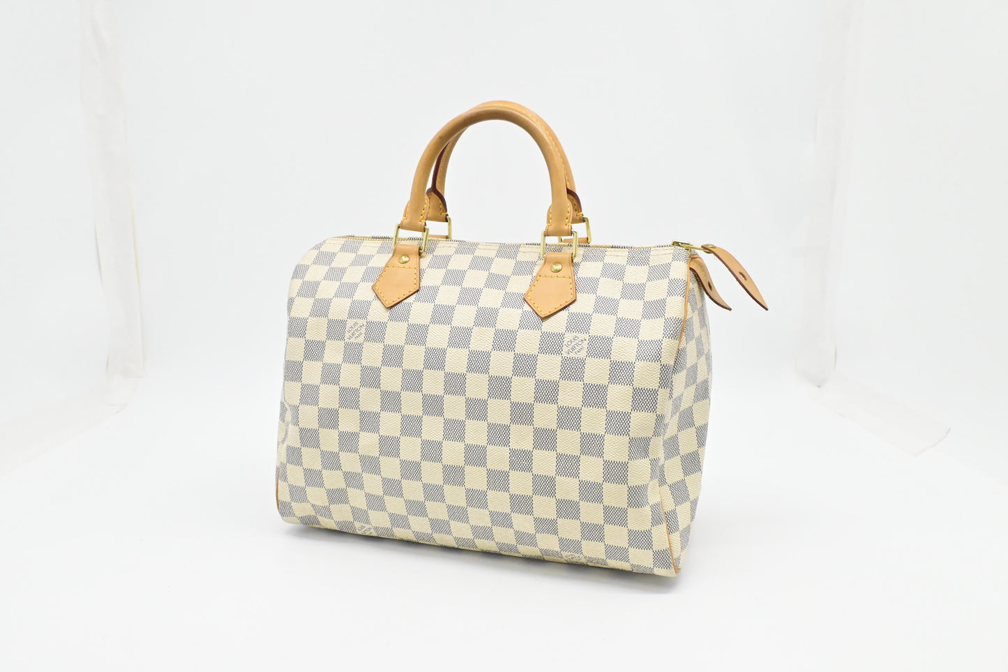 Louis Vuitton Speedy 30 Azur Canvas Damier Handbag Canvas 3