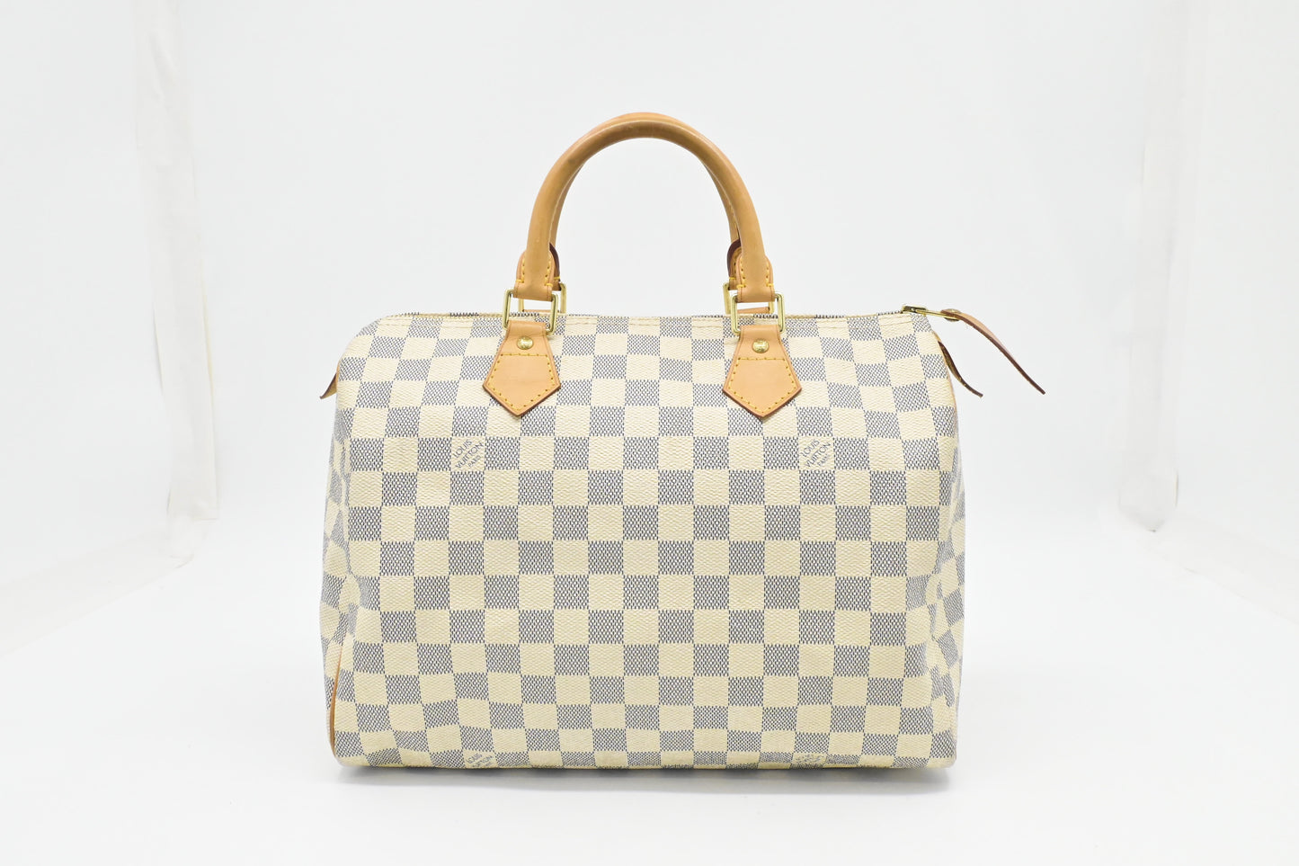 Louis Vuitton Speedy 30 Azur Canvas Damier Handbag Canvas 3