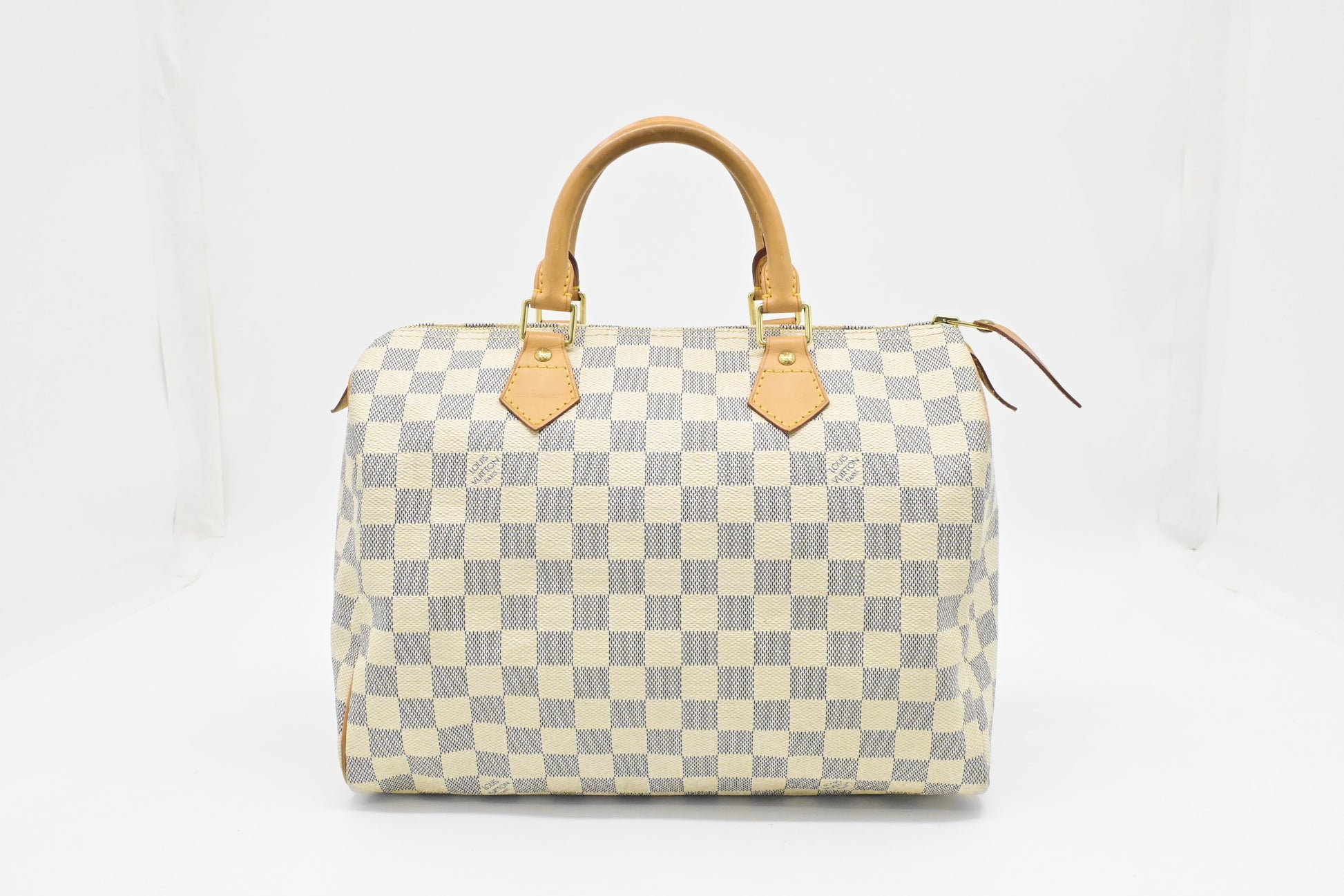 Louis Vuitton Speedy 30 Azur Canvas Damier Handbag Canvas 3