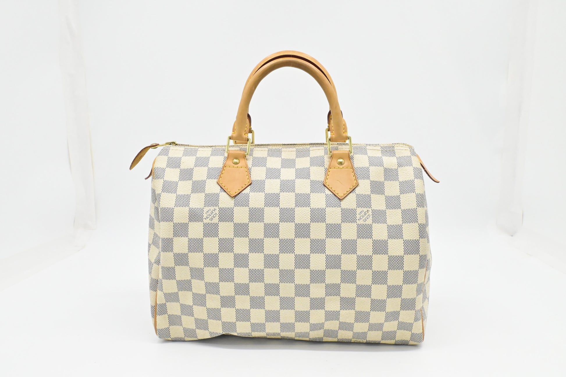 Louis Vuitton Speedy 30 Azur Canvas Damier Handbag Canvas 3