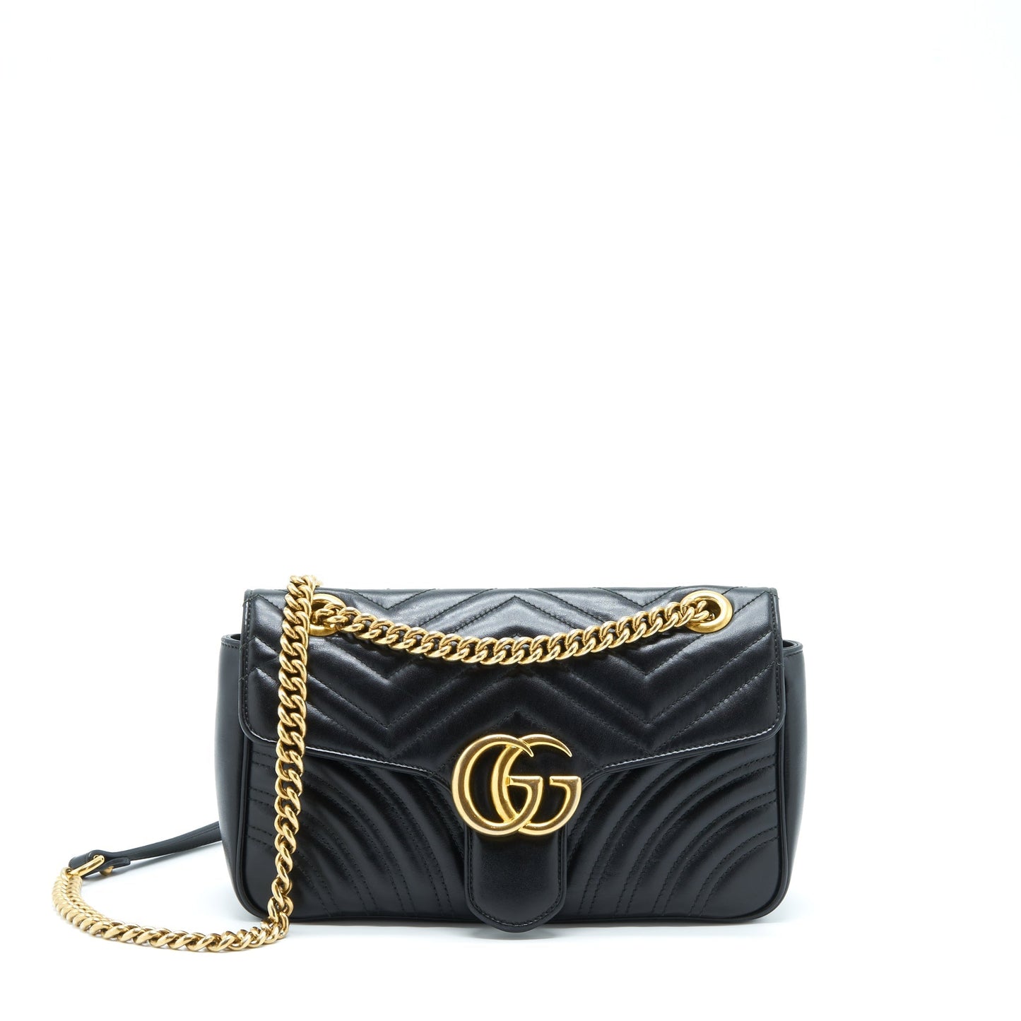 Gucci Marmont Bag Black Small Travel Bag