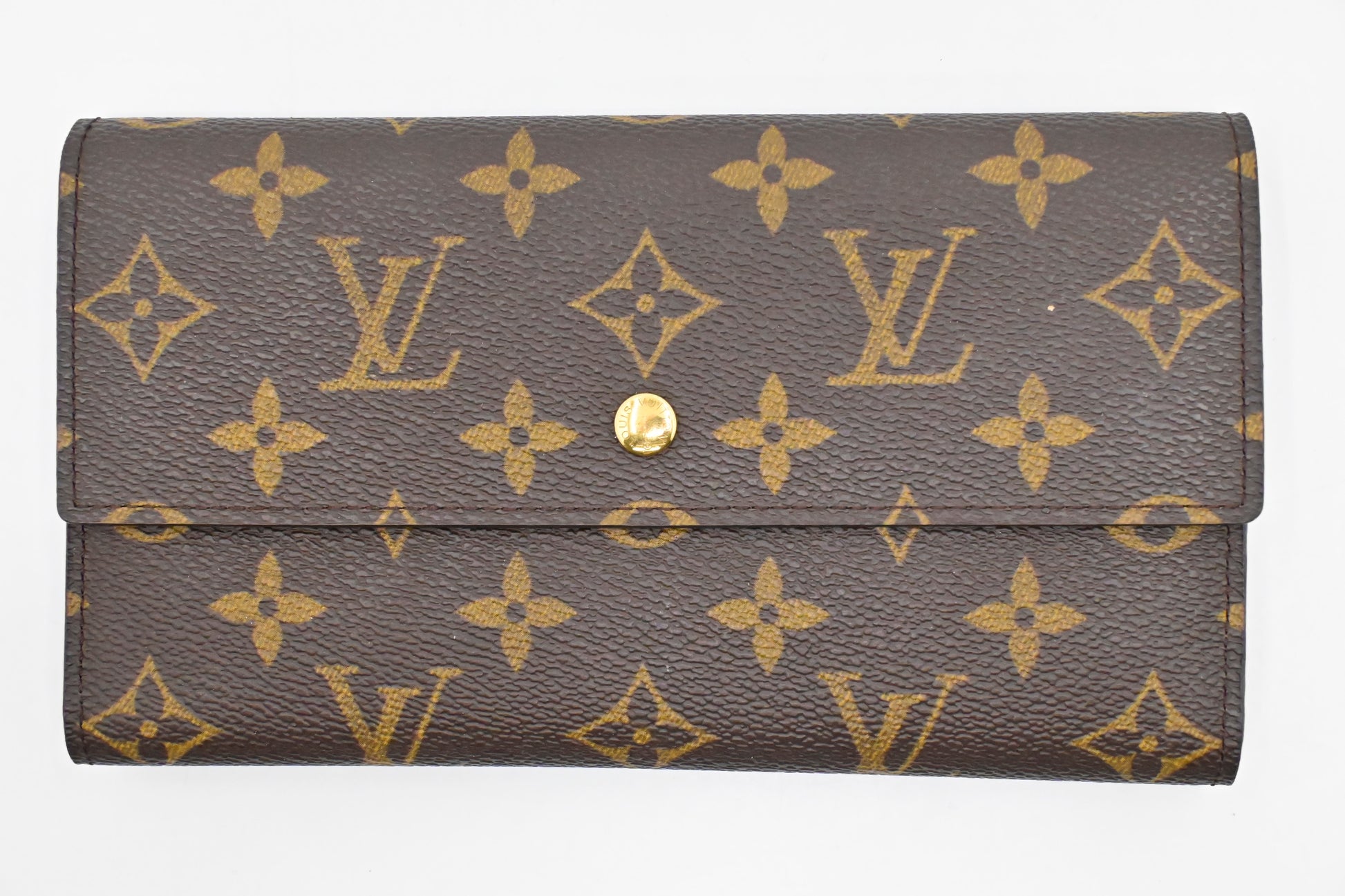 Louis Vuitton International Monogram Canvas Wallet Case Canvas 3