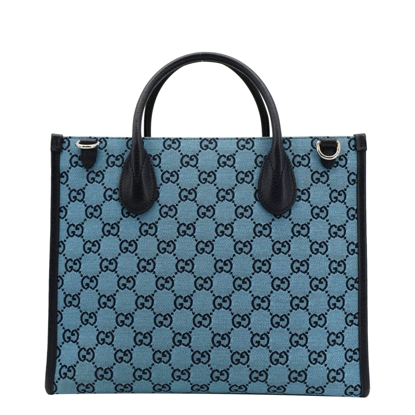 Gucci Interlocking Supreme Tote Bag Canvas Blue