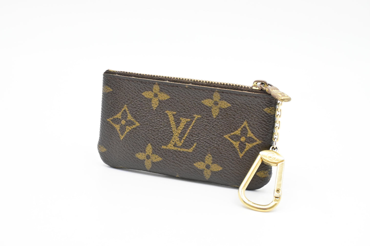 Louis Vuitton Pochette Cles Monogram Canvas Wallet Case Canvas 2