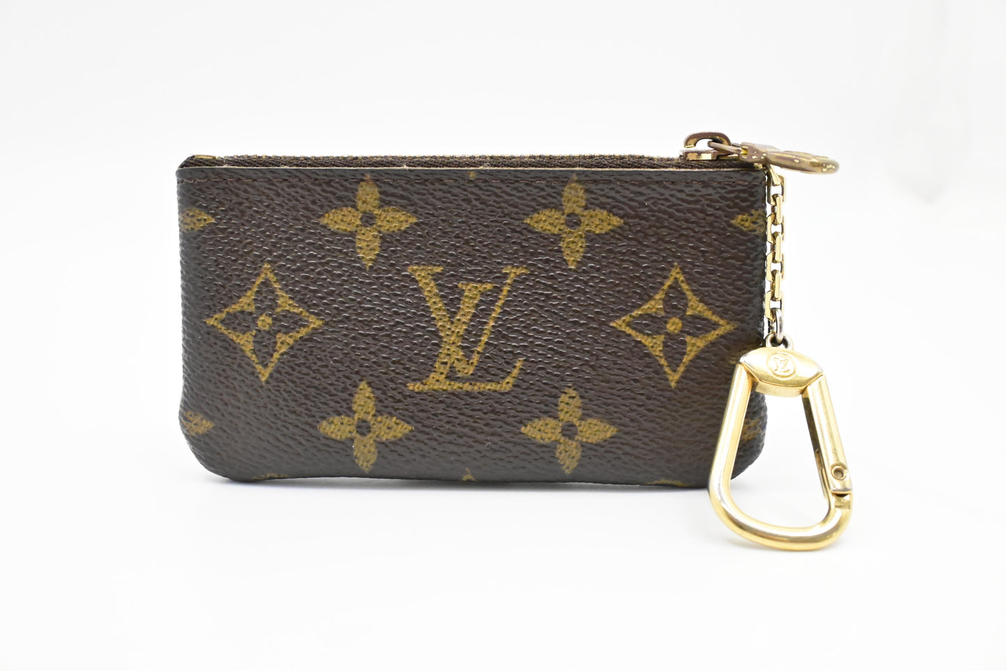 Louis Vuitton Pochette Cles Monogram Canvas Wallet Case Canvas 2