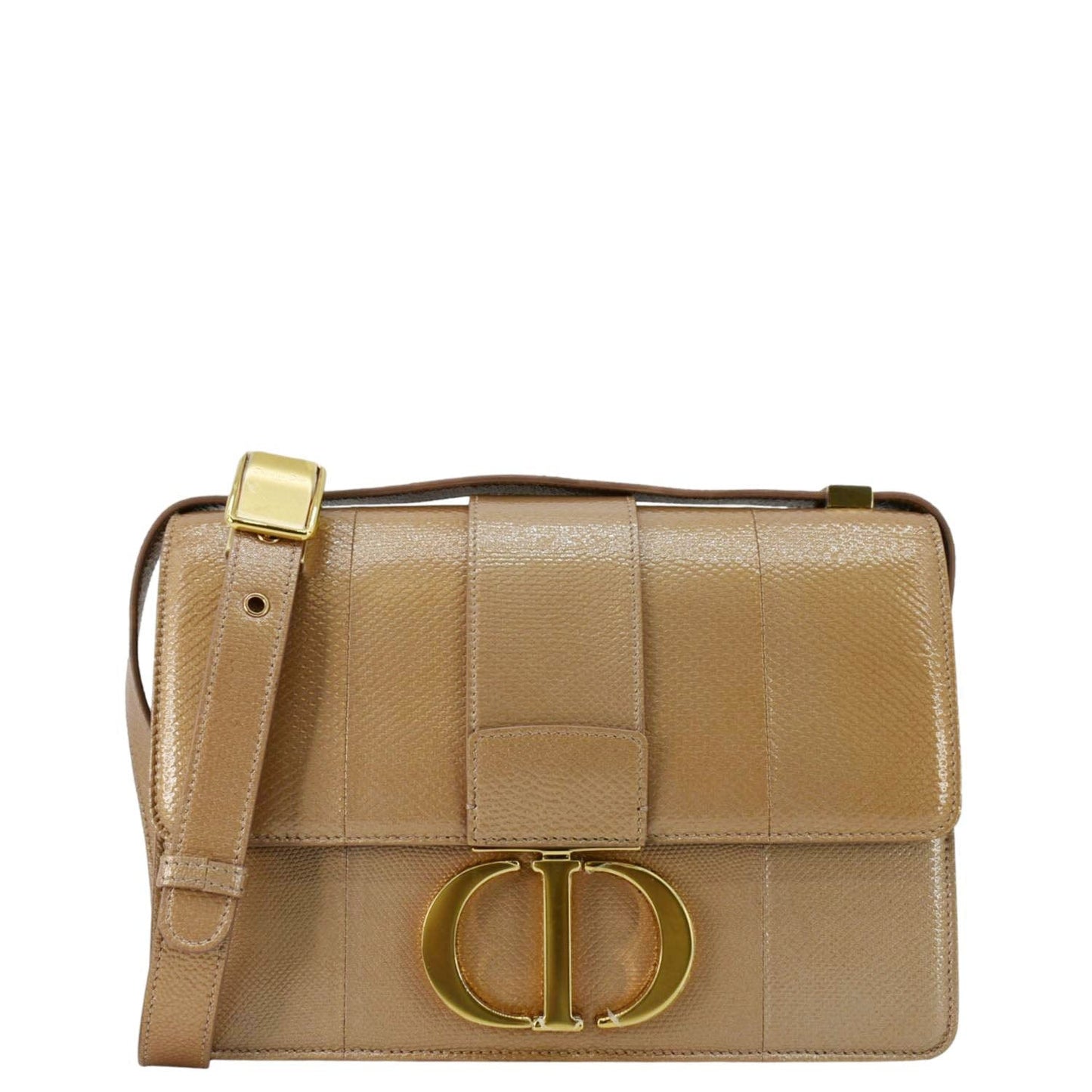 Dior Crossbody Bag 30 Montaigne Leather Brown Flap