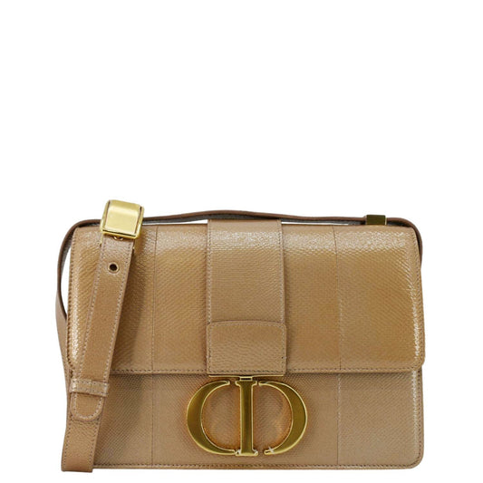 Dior Crossbody Bag 30 Montaigne Leather Brown Flap