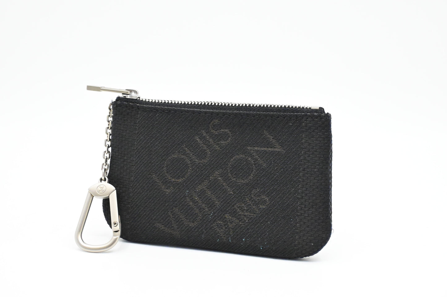 Louis Vuitton Pochette Cles Geant Damier Canvas Wallet Case