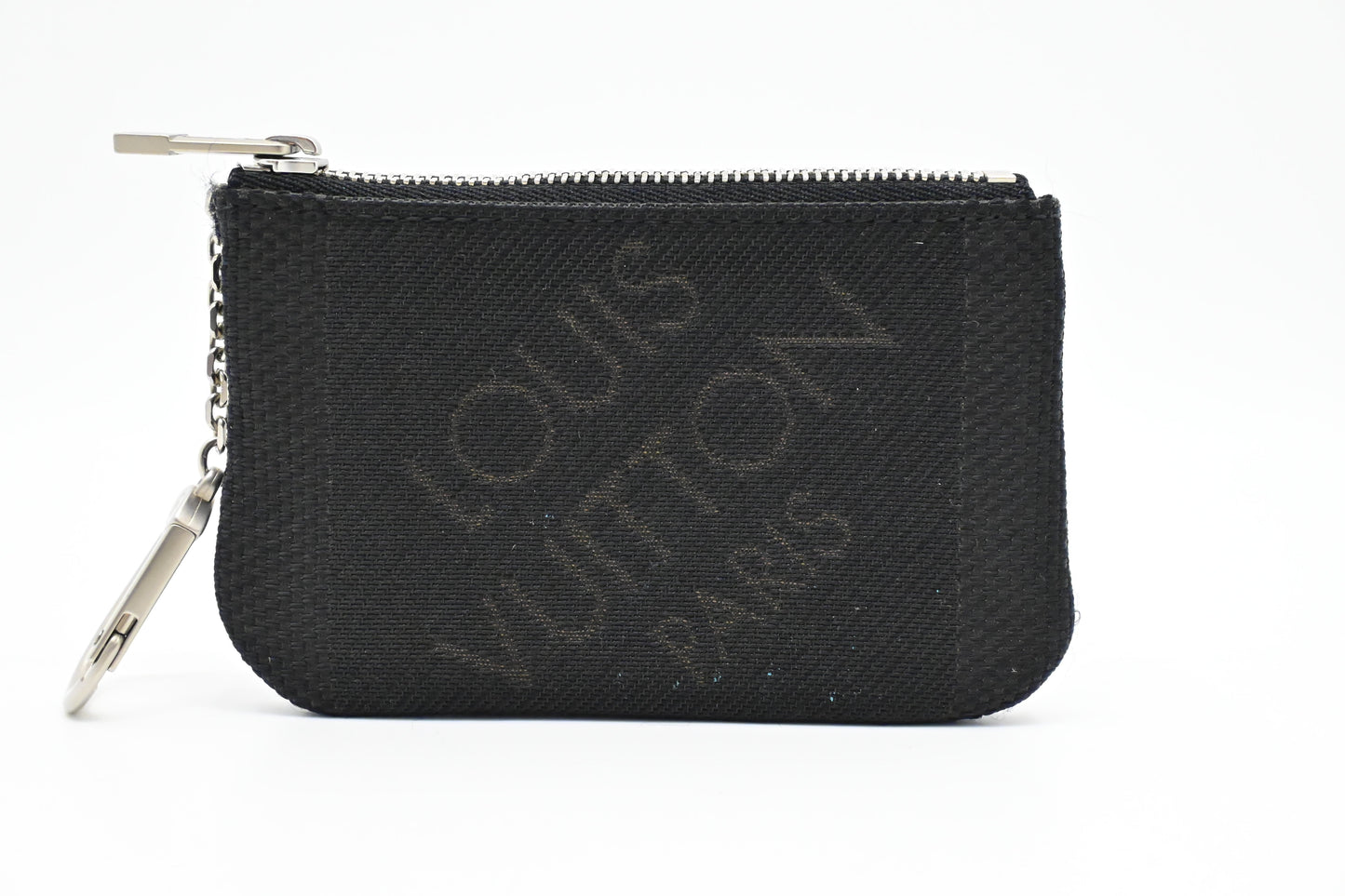Louis Vuitton Pochette Cles Geant Damier Canvas Wallet Case