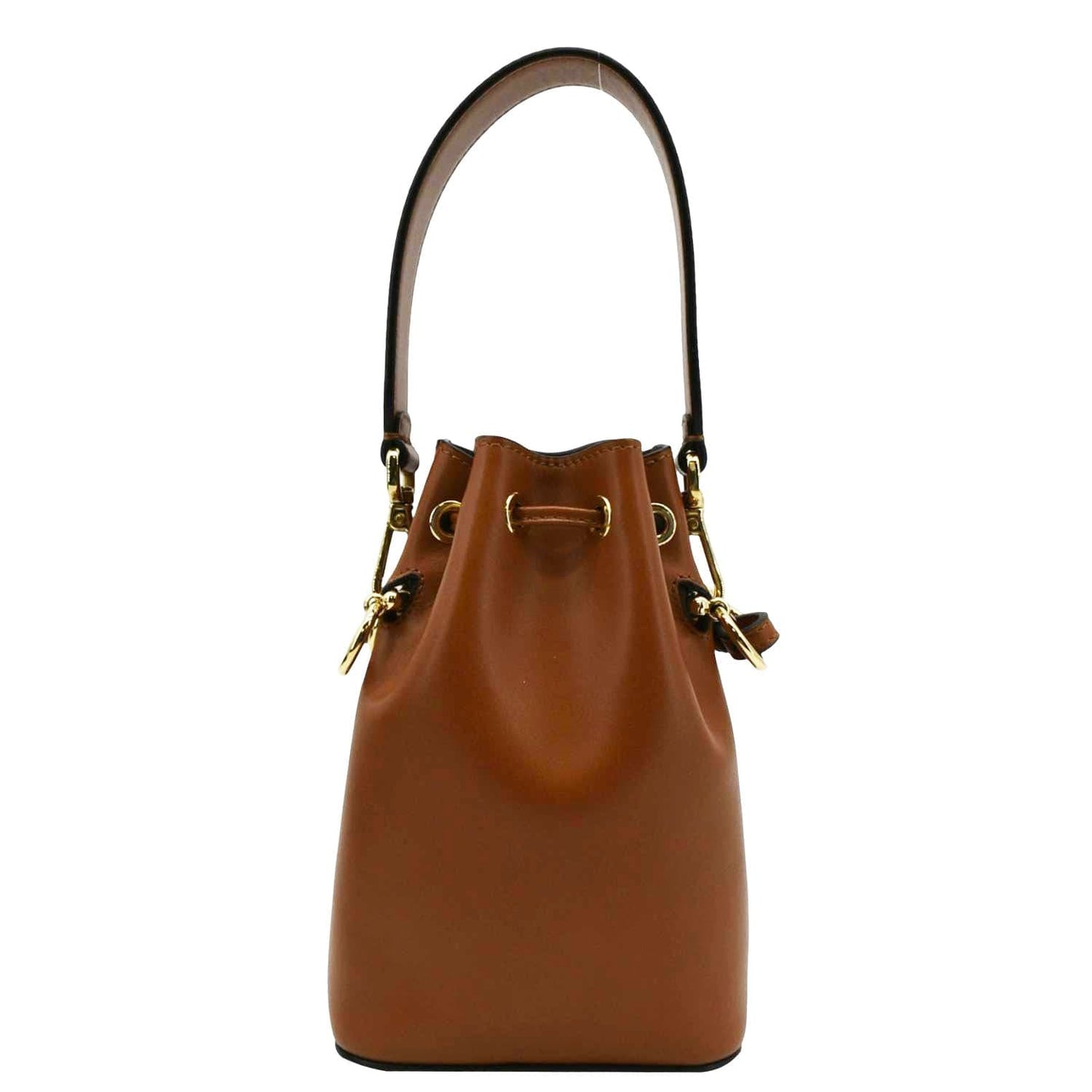 Fendi Mon Tresor Hobo Bag Leather Brown Bucket Bucket Bag