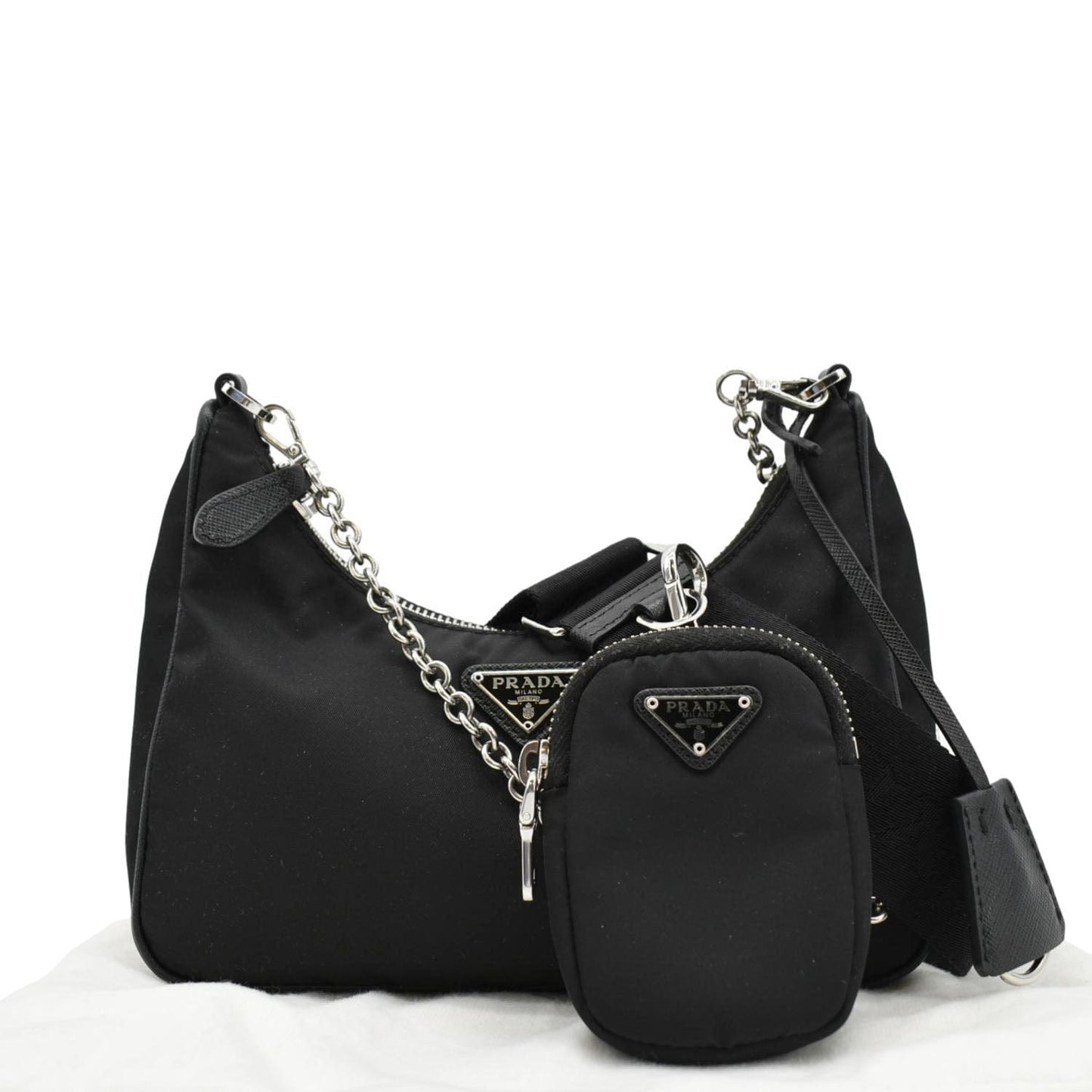 Prada Re Edition Re Shoulder Bag Nylon Black Re Nylon 5