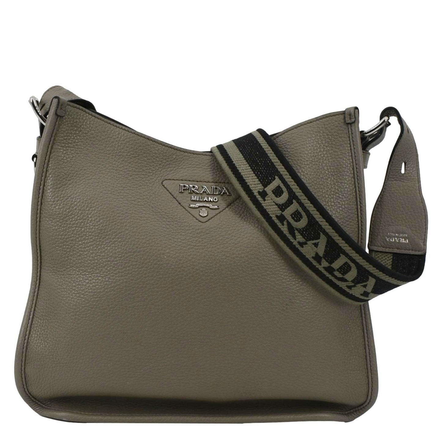 Shoulder Bag Clay Grey Leather