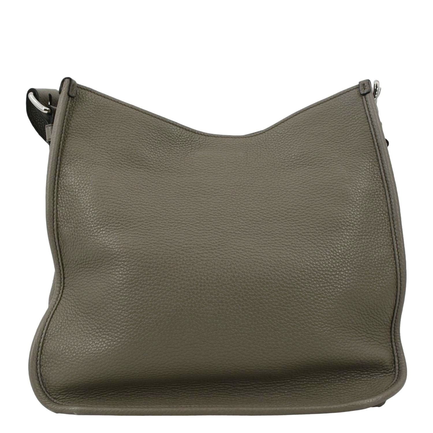 Prada Shoulder Bag Clay Grey Leather Gray