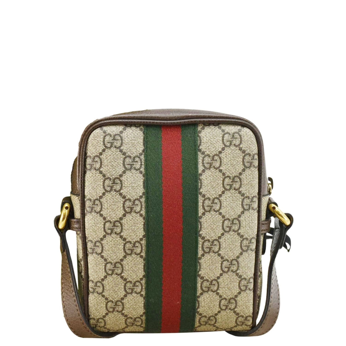 Gucci Ophidia Messenger Bag Canvas Brown Crossbody Bag