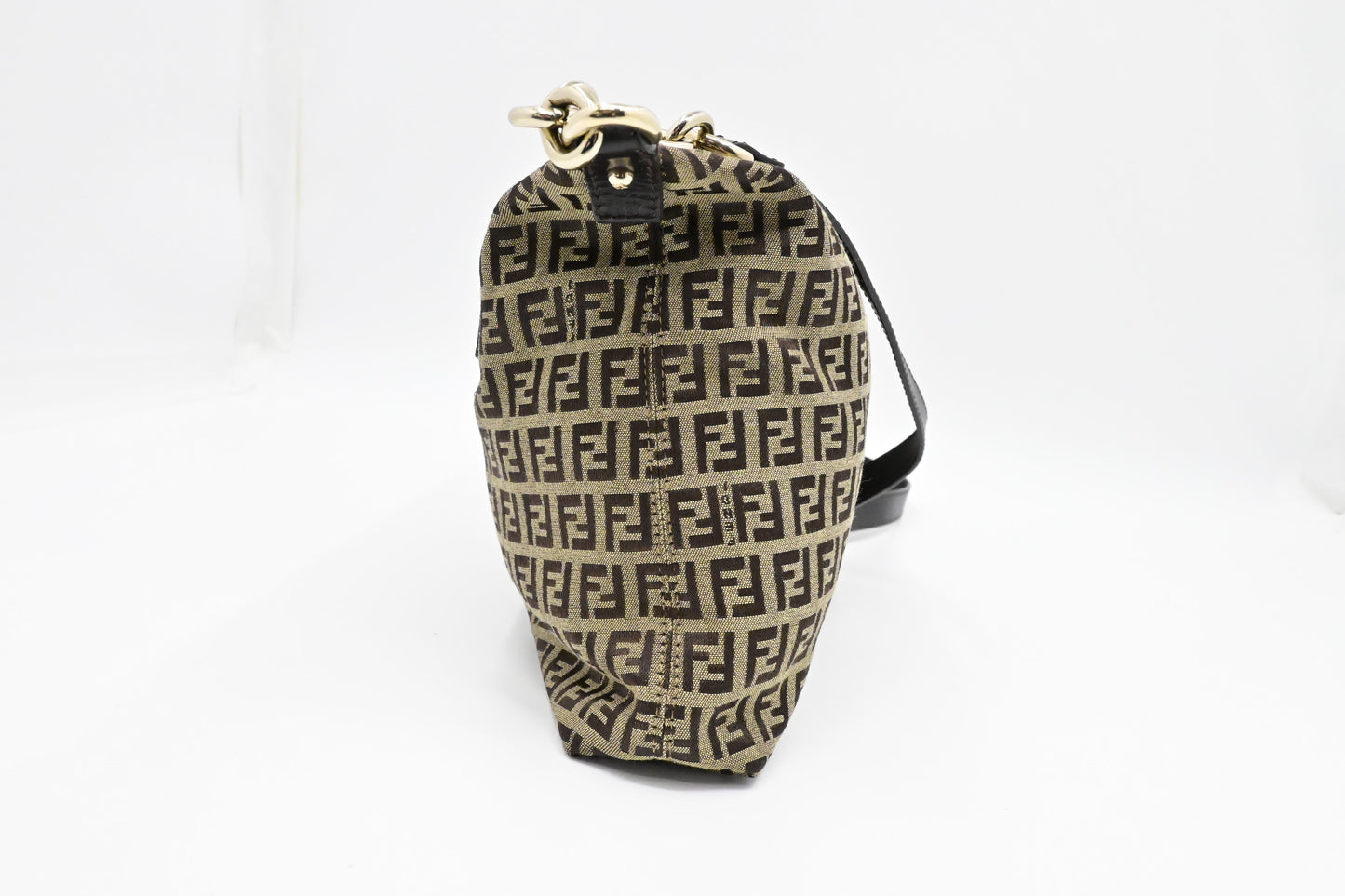 Fendi Crossbody Bag In Zucchino Canvas Brown