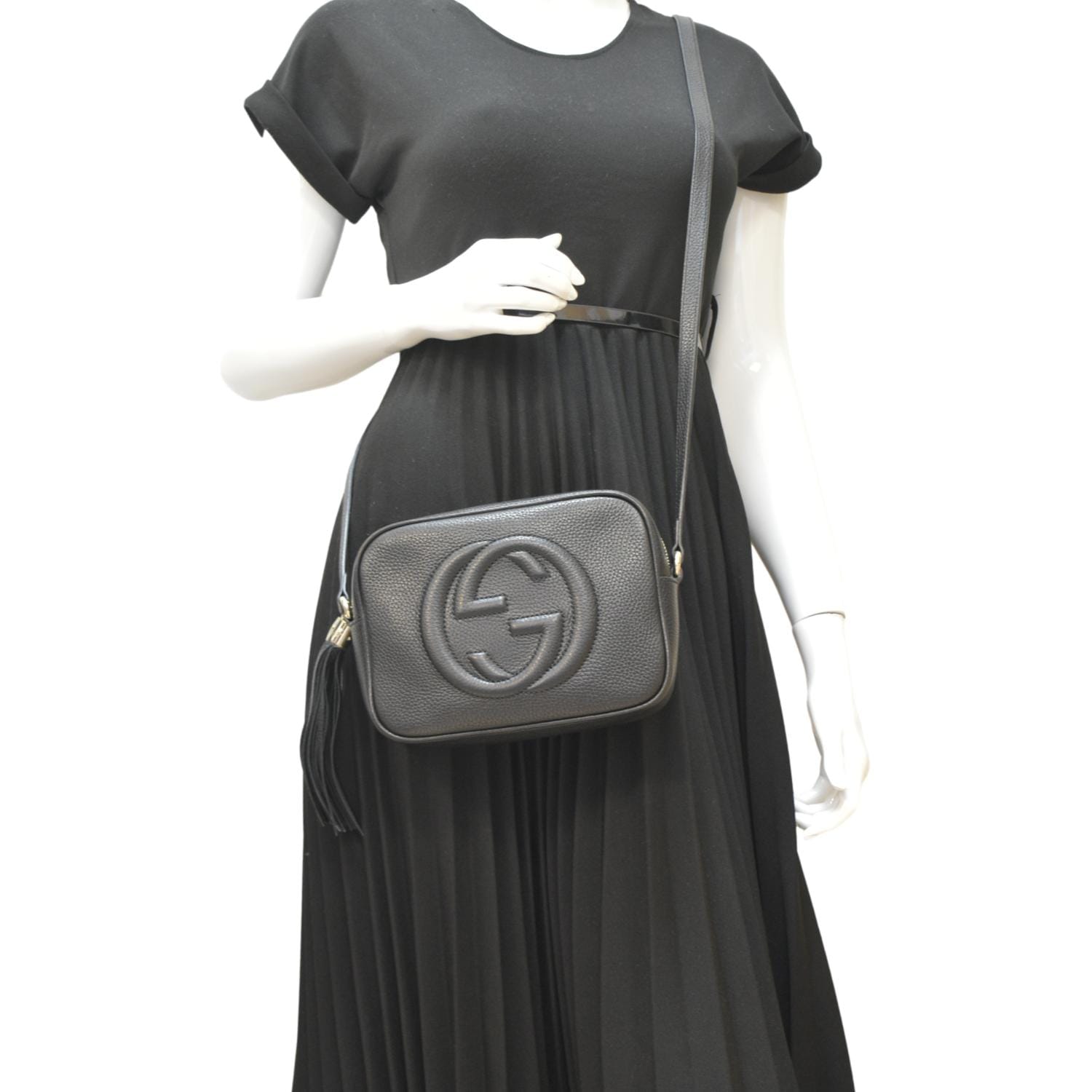 Gucci Soho Disco Crossbody Bag Leather Black