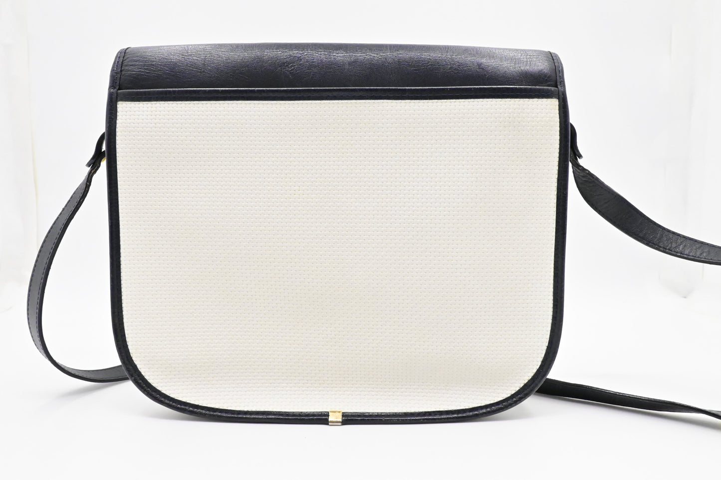 YSL Saint Laurent Shoulder Bag In Coated Canvas White