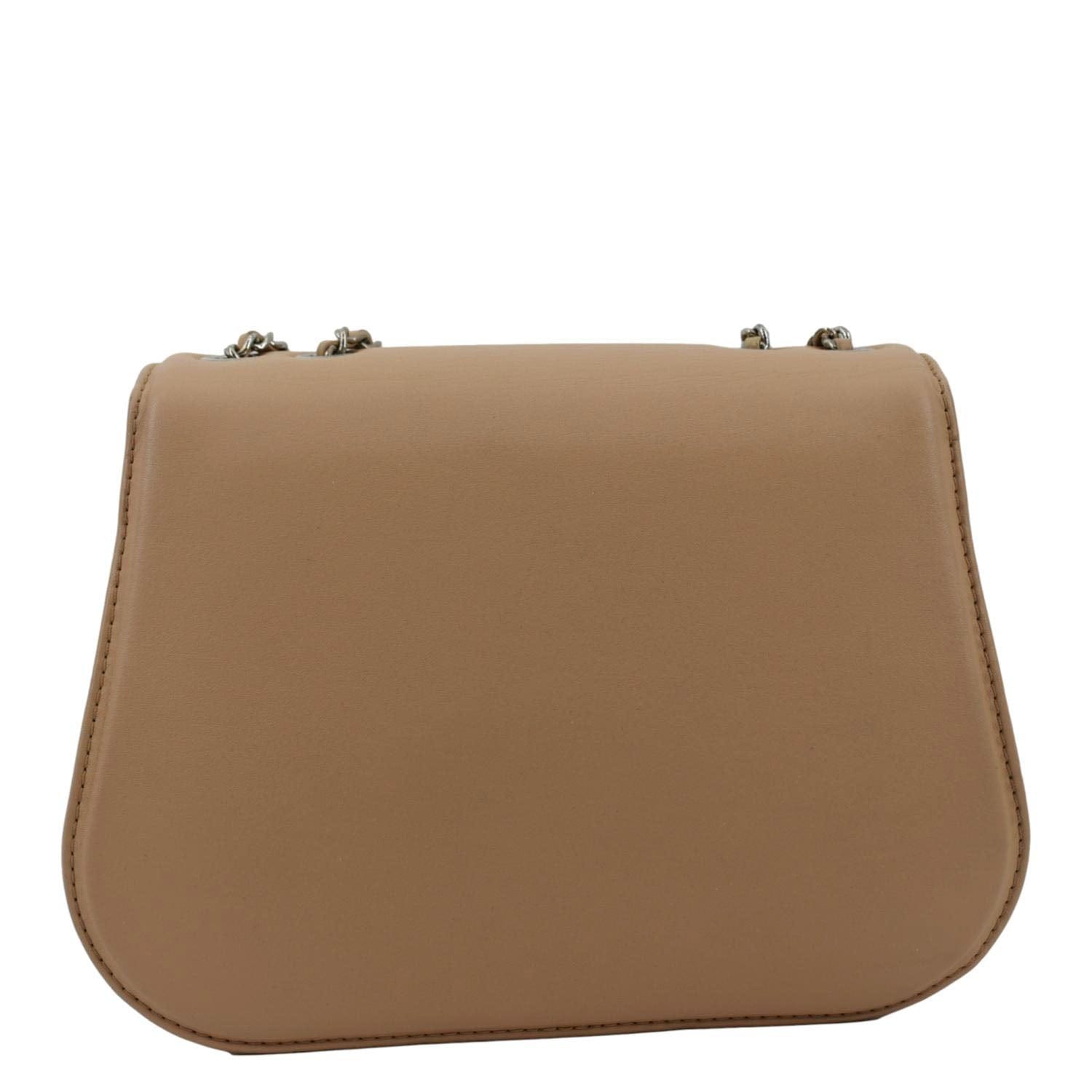 Chanel Braided Chic Flap Small Leather Shoulder Bag Light Beige