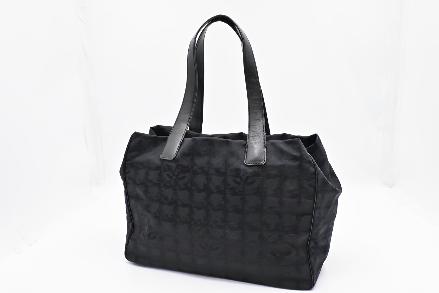 Chanel New Line Black Canvas Travel Bag Canvas 3