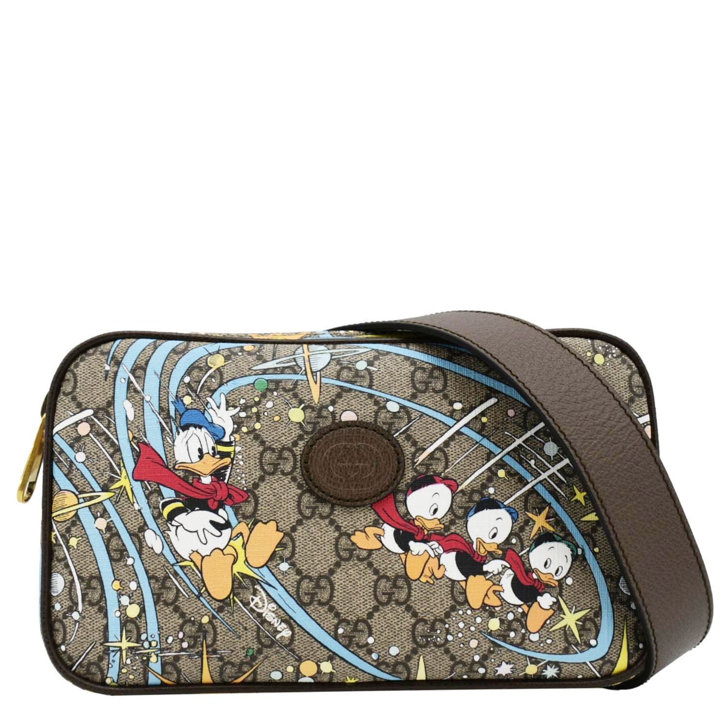 Gucci Xdisney Supreme Belt Bag Canvas Beige Accessory